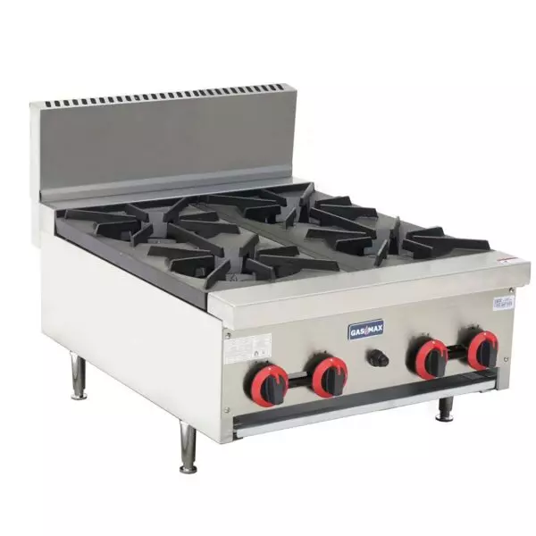Commercial Gasmax Cook top 4 burner – RB-4EULPG EtA 28/10
