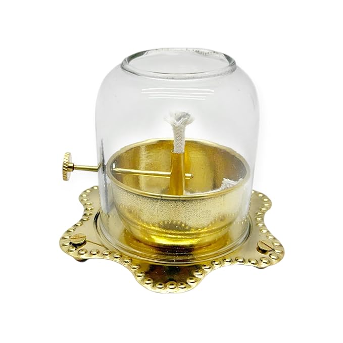 Akhand Diya with adjustable wick 3 sizes - Image 2