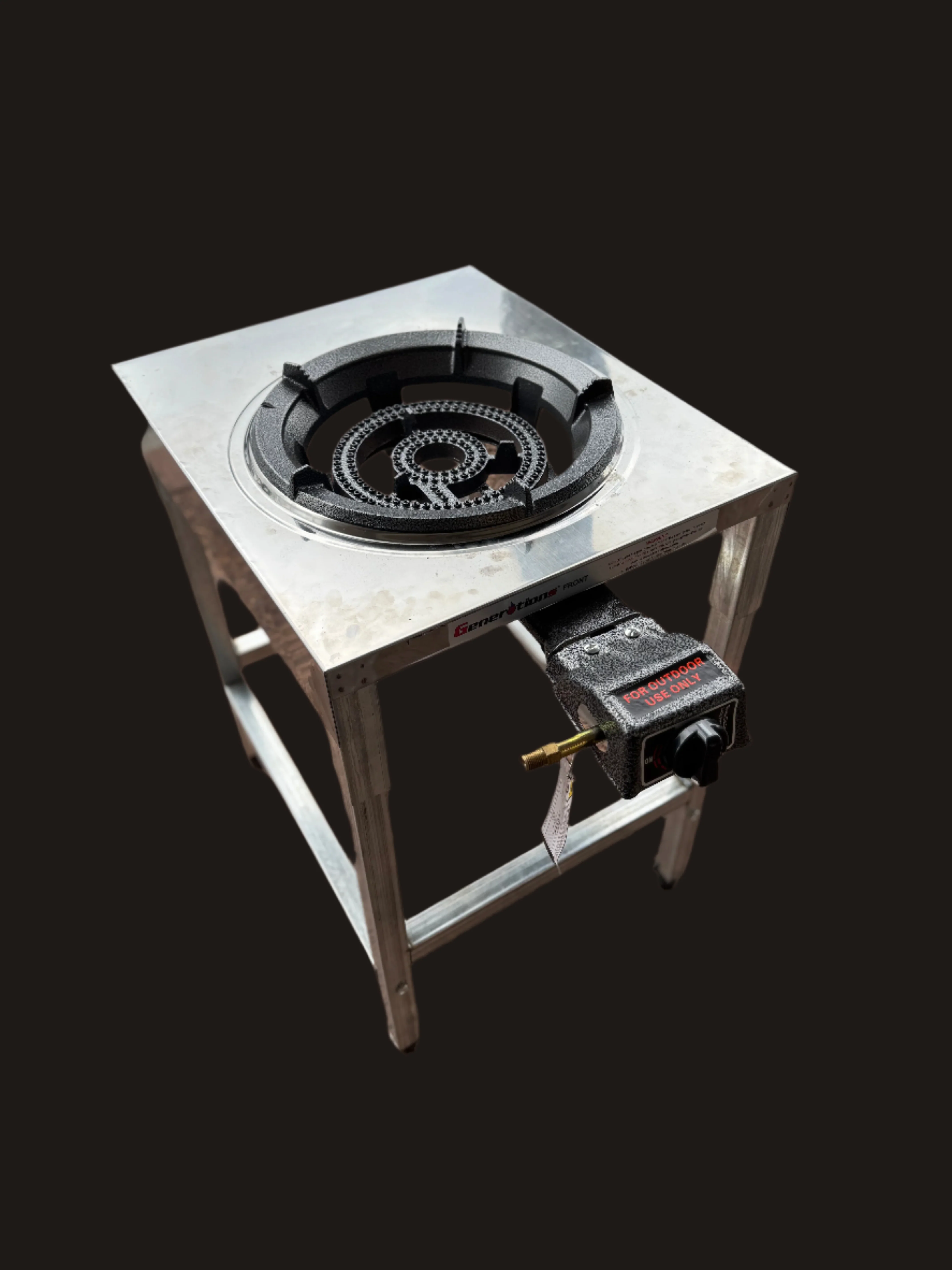 Auto Ignition double 2 ring LARGE Ring Gas Burner with stand (2 weeks special) - Image 3