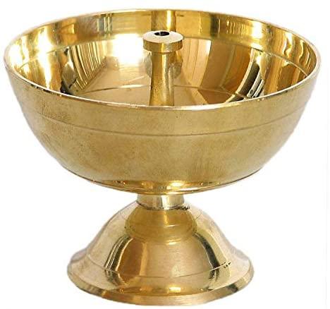 Brass Diya for Pooja/Brass Diya Oil Lamp