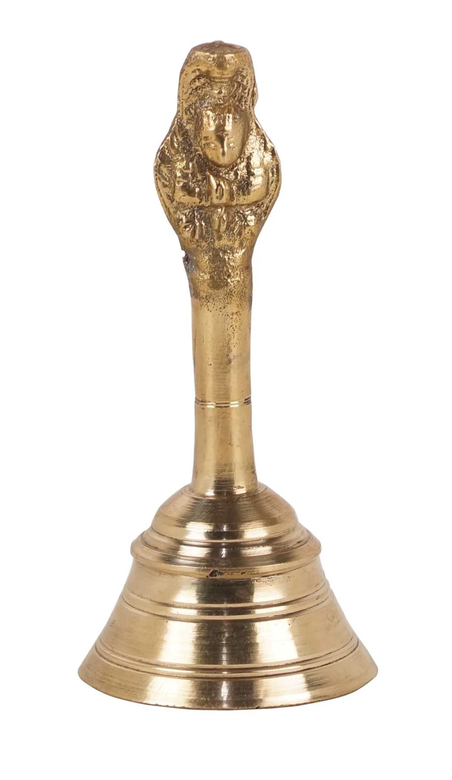 Brass Pooja Puja Bell Ghanti, for Puja Purpose, Made of Solid Brass 2 sizes - Image 2
