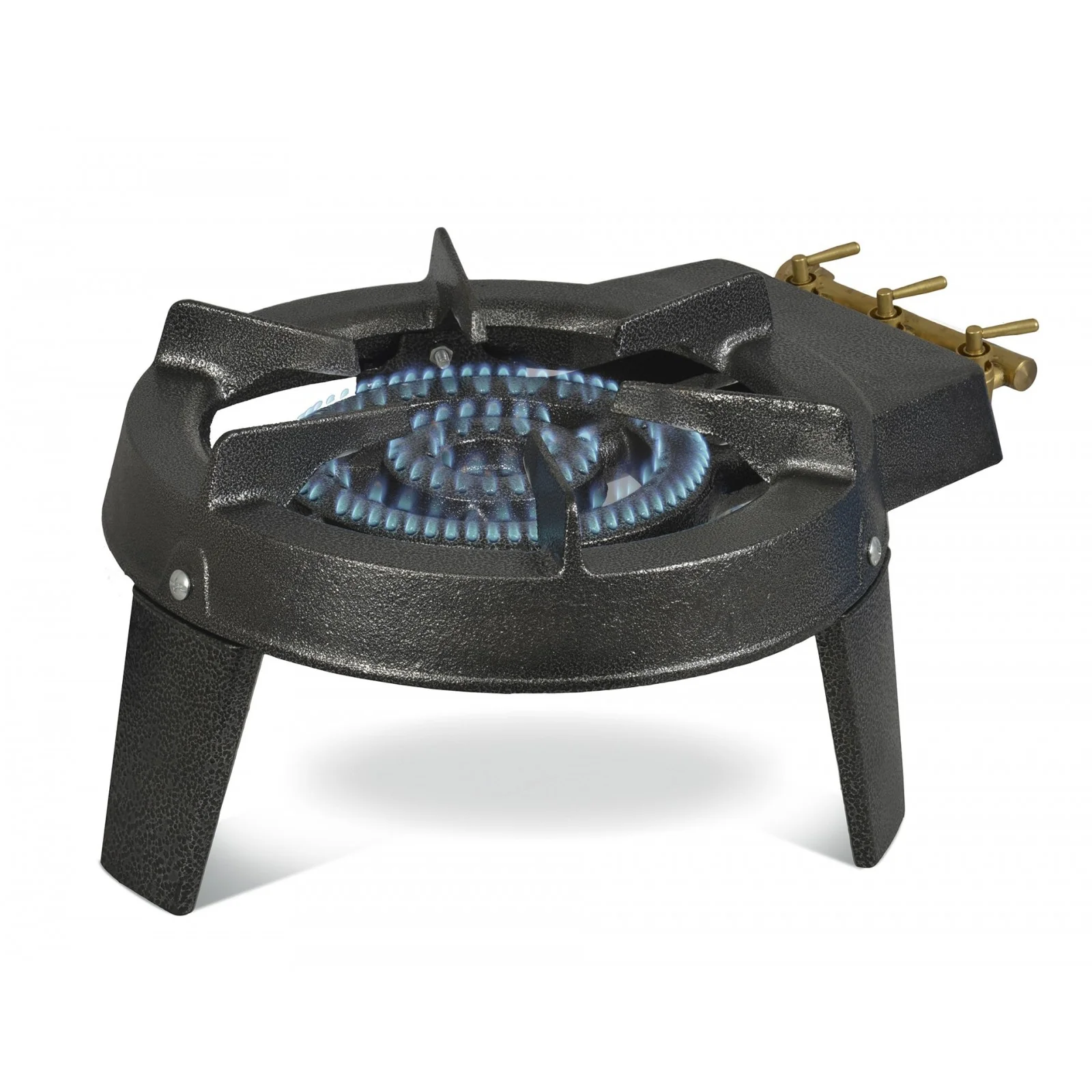 Cast Iron Two Ring LPG Gas Stove Cooker (HT-C-0003) - Image 3