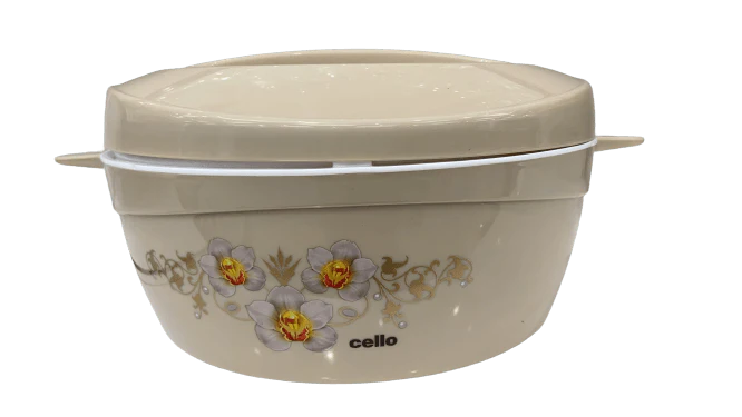Cello Hot Pot Casserole Alpha Insulated Beige 1500,2000,2500,3500
