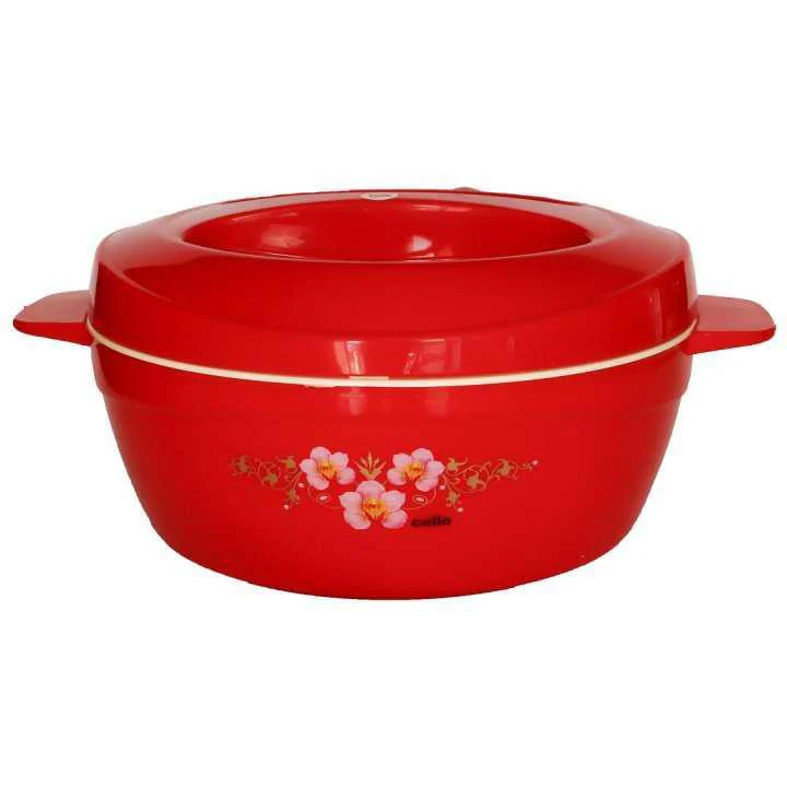 Cello Hot Pot Casserole Alpha Insulated Red 5 Sizes