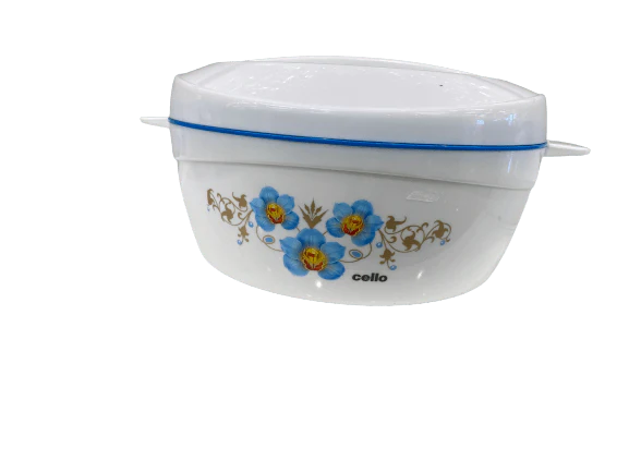 Cello Hot Pot Casserole Alpha Insulated White/Blue