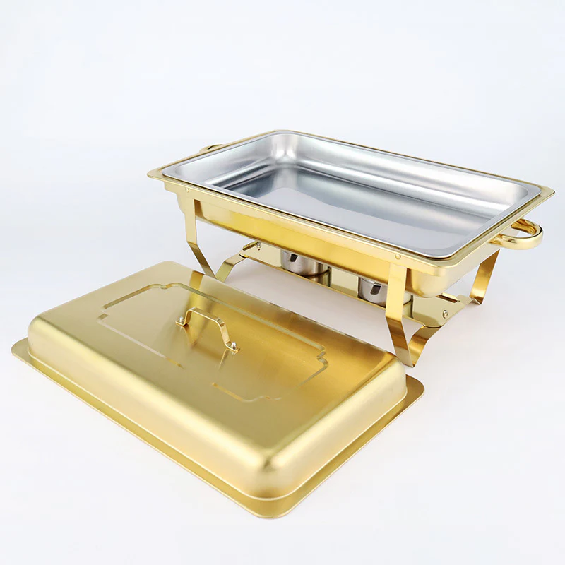Chafing Dish/Food Warmer Golden 11L approx. - Image 2