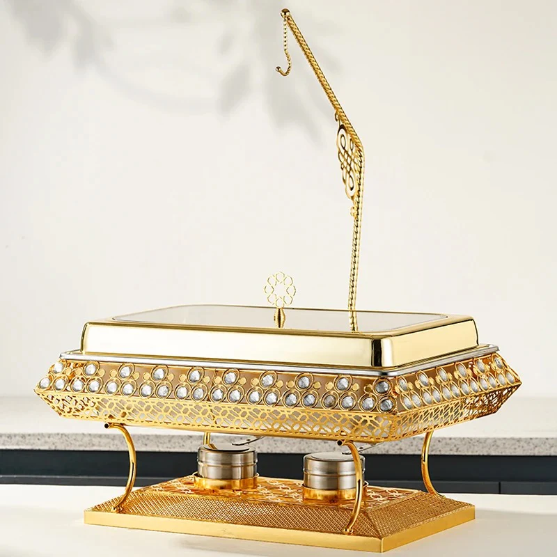 Chafing Dish 9 Litre stainless steel Gold