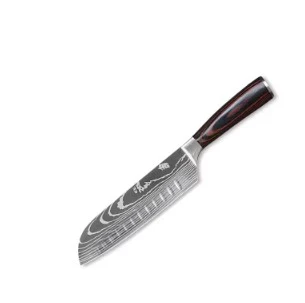 Chef Knife, Santoku Knife, Ultra Sharp Kitchen Knives, High Carbon SS - Image 2