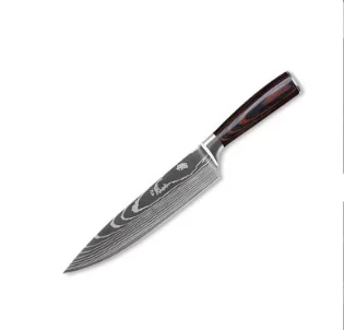 Chef Knife, Santoku Knife, Ultra Sharp Kitchen Knives, High Carbon SS - Image 3
