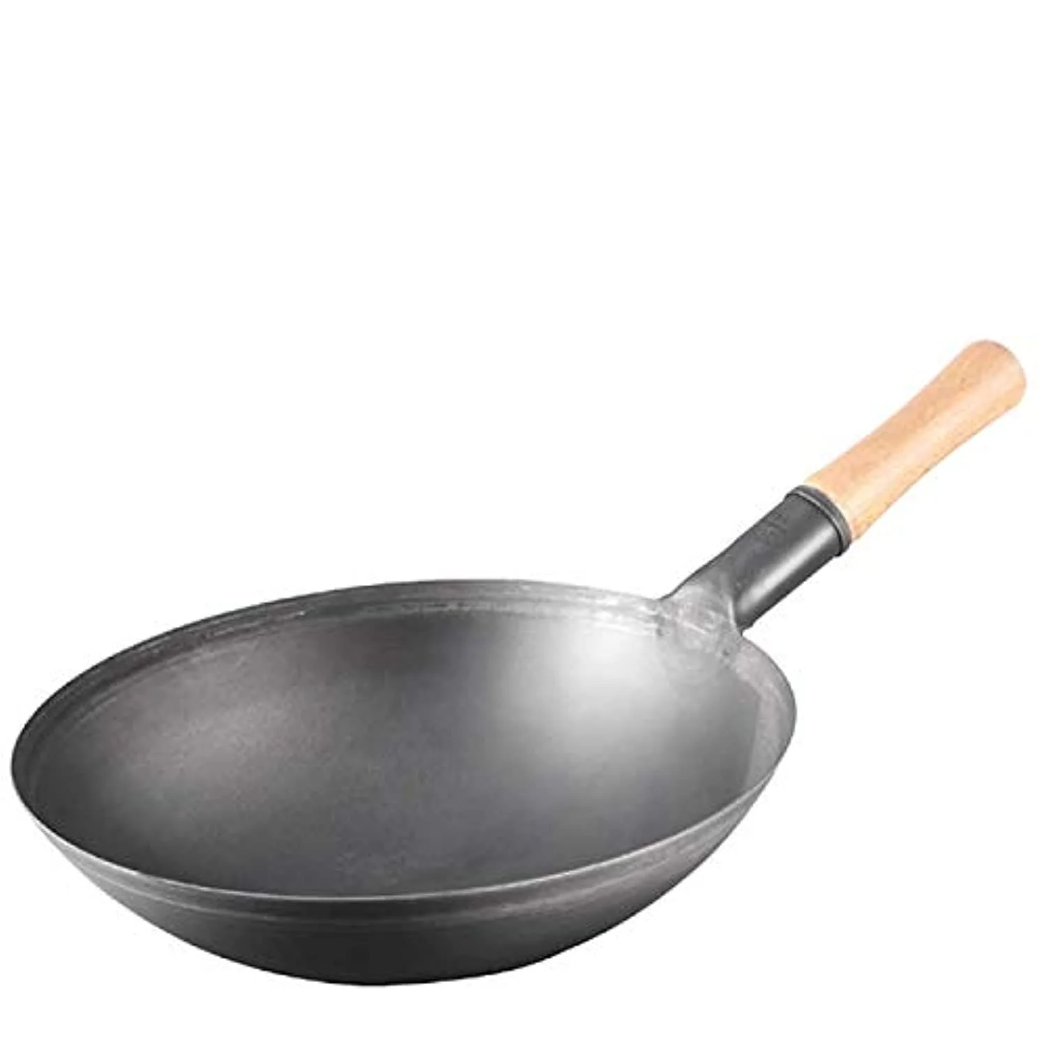 Chinese Iron wok kadai long handle - Image 2