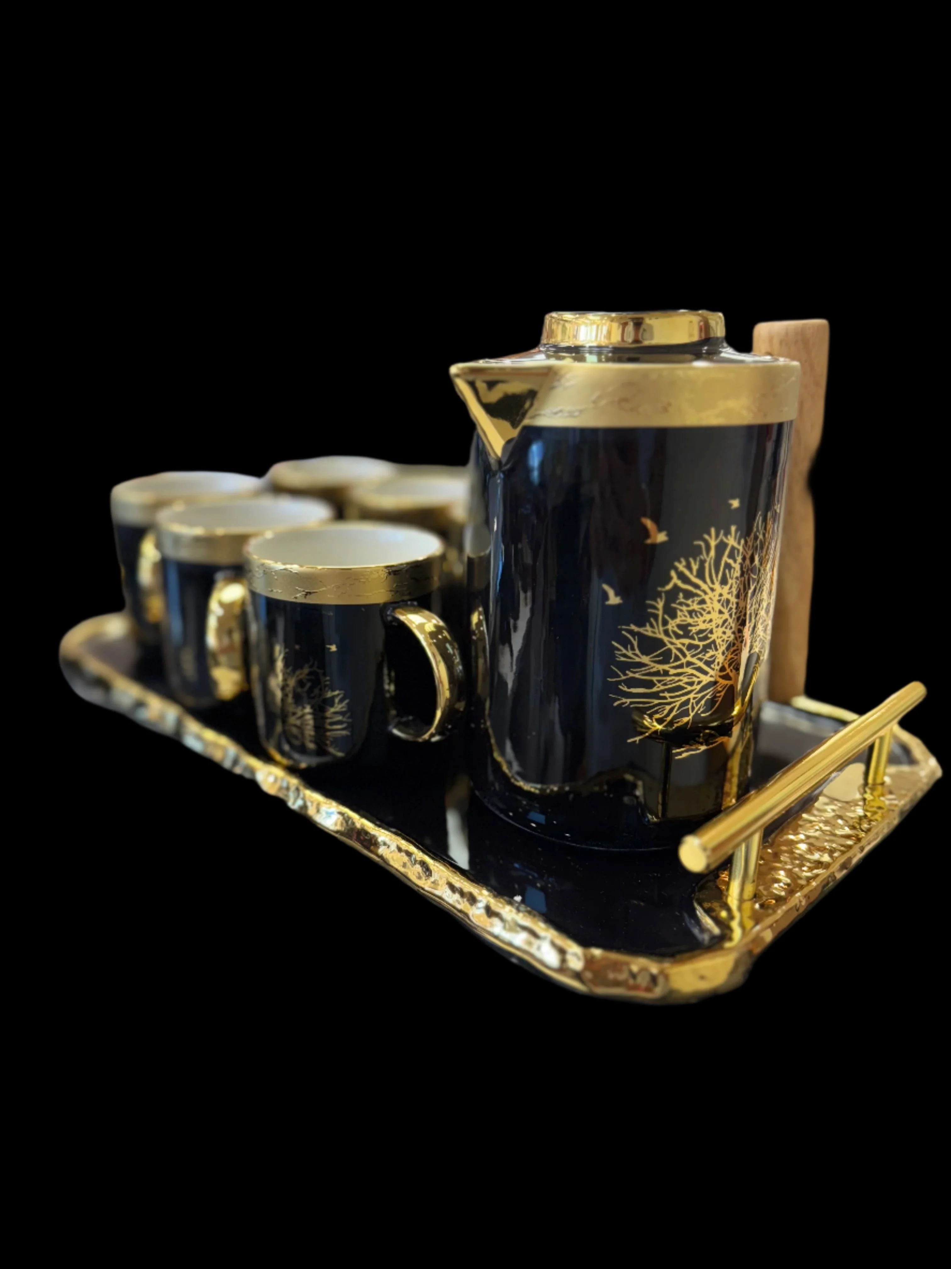 Cup and kettle set of 8 pieces D21 - Image 3