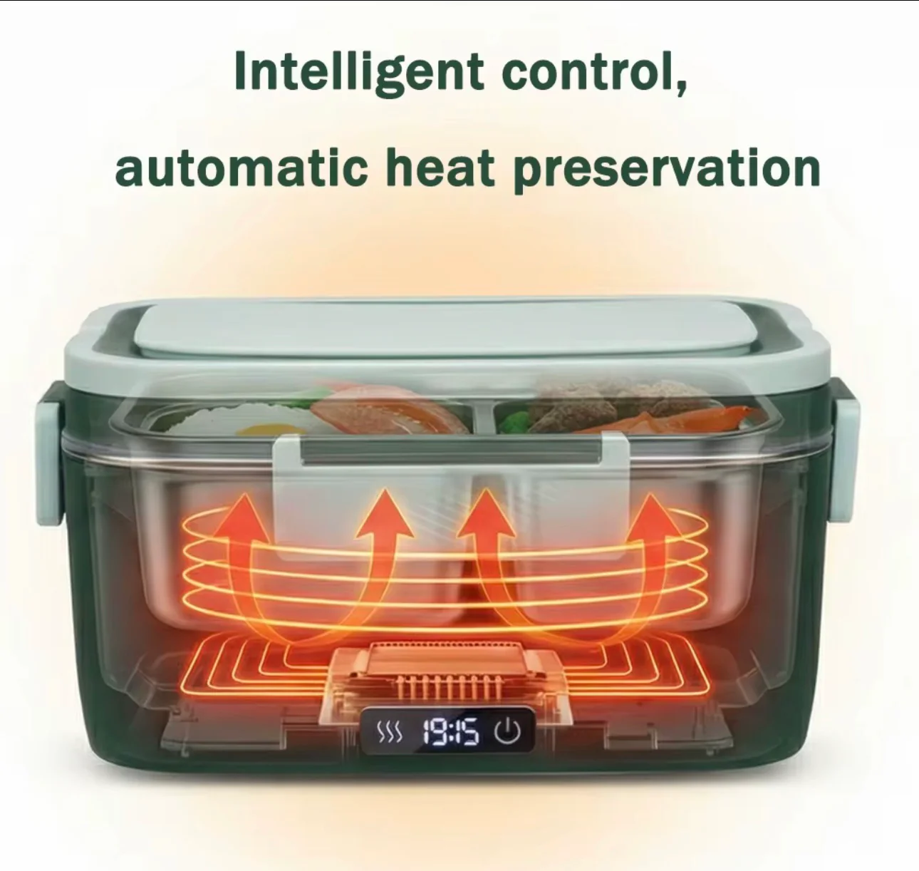 Electric lunch box with car warmer 1.8L New Arrival - Image 5