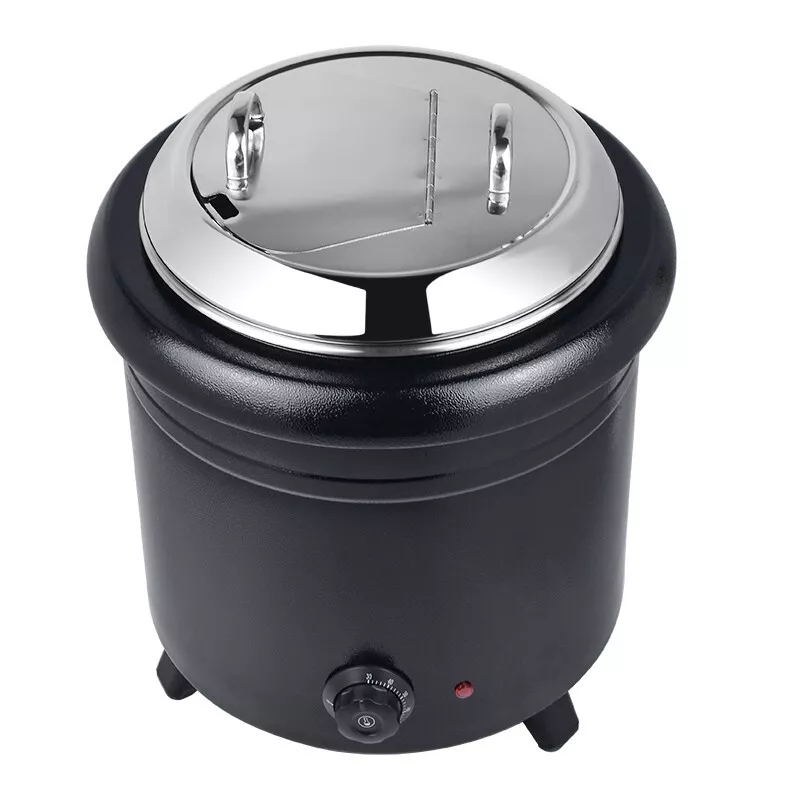 Electric Soup Kettle Soup Buffet Food Warmer Container 10L - Image 4