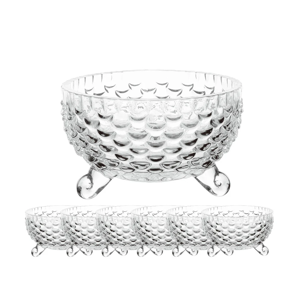 Glass Serving set 7 piece CANDY JAR, CANDY JAR SET