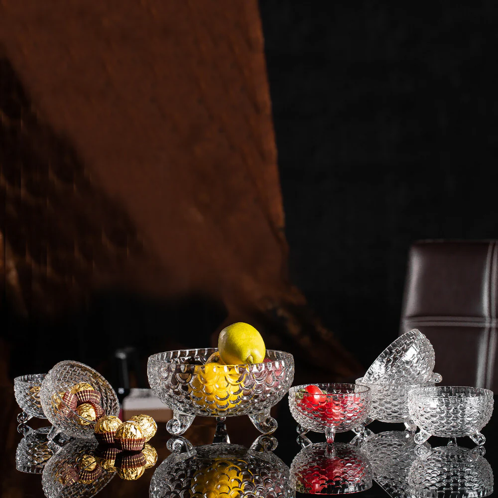 Glass Serving set 7 piece CANDY JAR, CANDY JAR SET - Image 2