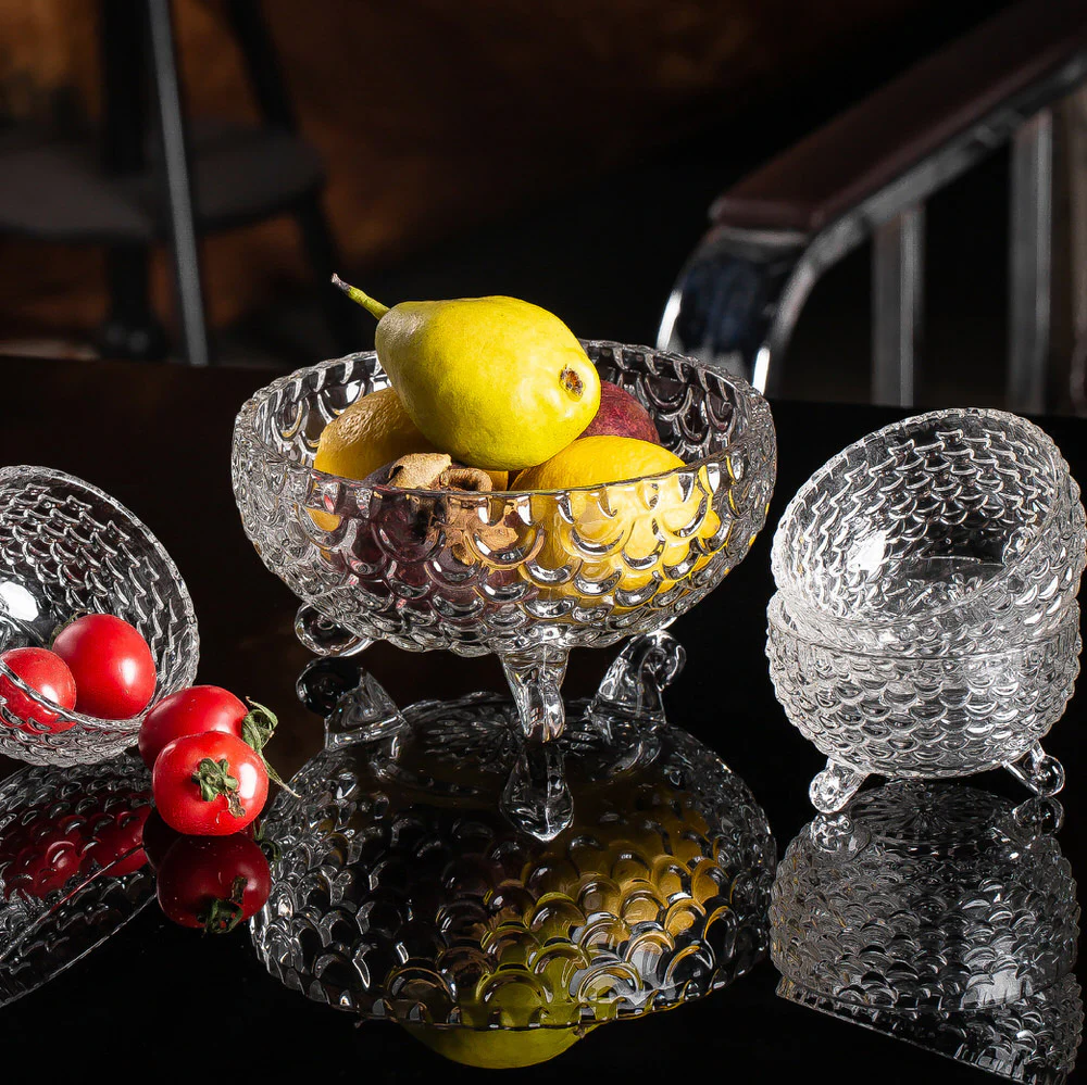 Glass Serving set 7 piece CANDY JAR, CANDY JAR SET - Image 3