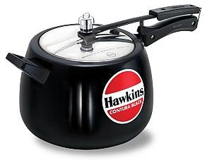 Hawkins CB65 Hard Anodised Pressure Cooker, 6.5-Litre, Contura Black