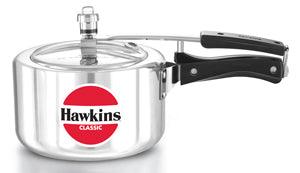 Hawkins Classic Aluminum Pressure Cooker, 3 Litre, Wide CODE: CL3W