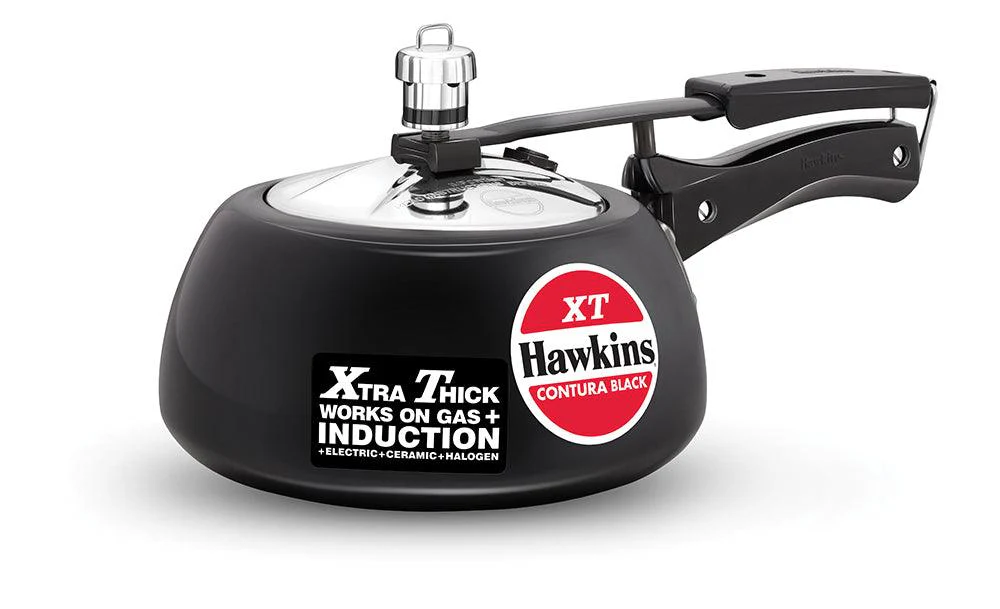 Hawkins Contura Black XT 2 Litre Pressure Cooker CXT20