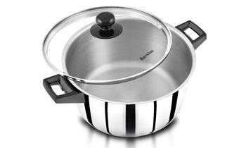 Hawkins Cook n Serve Casserole 4 Litre CODE:SSCB40G with Glass lid