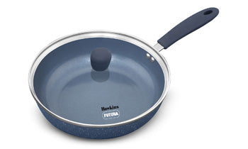Hawkins Frying Pan 23 cm CODE:ICF23G with Glass lid Induction Base