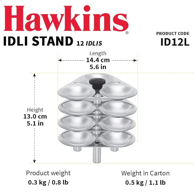 Hawkins Idli Stand (12 Idlis) - Image 3