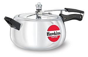 Hawkins Aluminium Pressure Cooker Contura 5 Litre (Code: HC50)