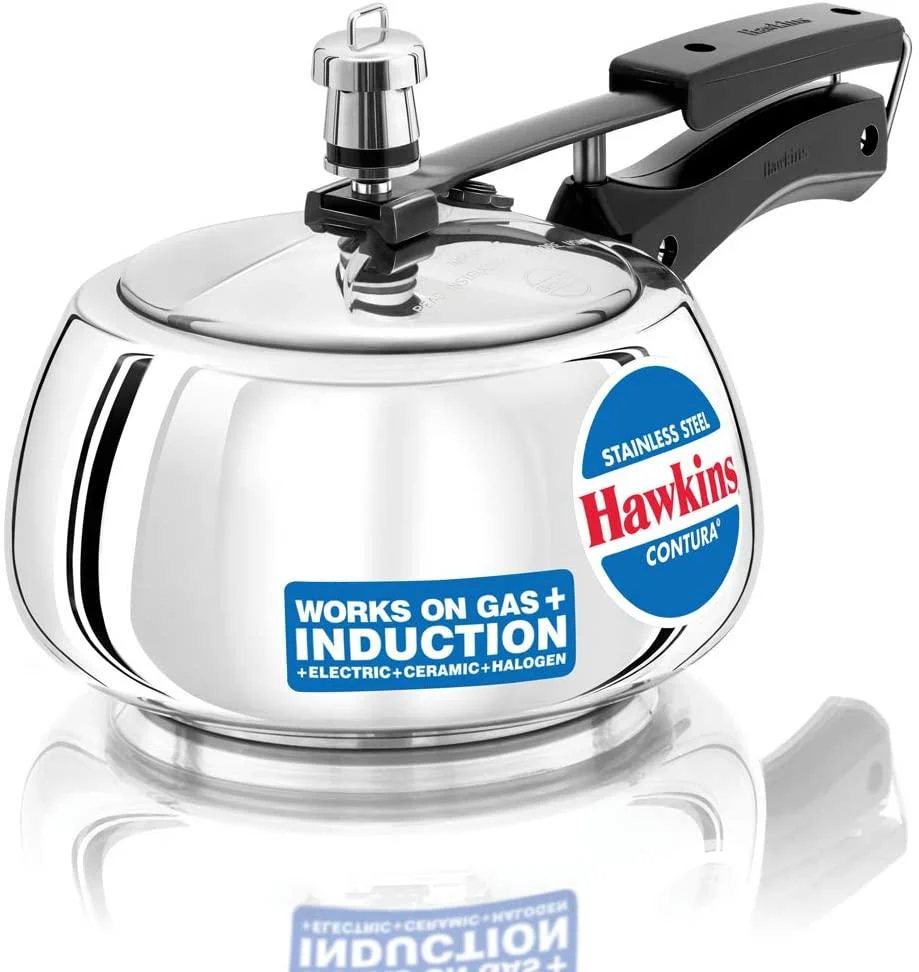 Hawkins 2 Litre stainless steel pressure cooker SSC20