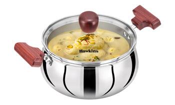 Hawkins Tri ply Handi 2 Liter with Glass lid CODE:SSH20G