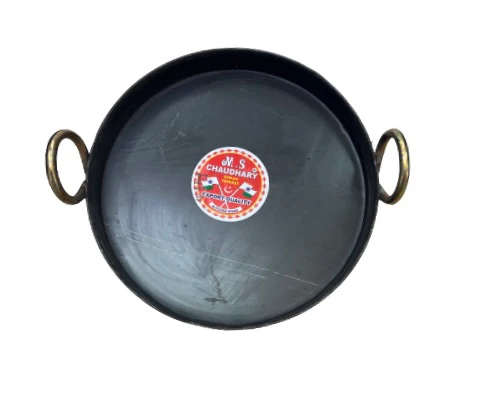 Iron Jalebi Flat Tawa/ kadhai 3 sizes