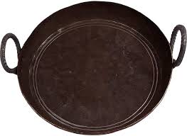 Iron Jalebi Flat Tawa/ kadhai 3 sizes - Image 2