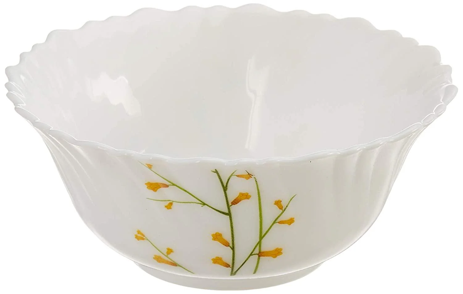 La Opala Citron Weave Opalware Dinner Set, 35 Pieces - Image 3