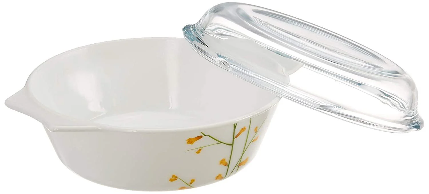 La Opala Citron Weave Opalware Dinner Set, 35 Pieces - Image 4