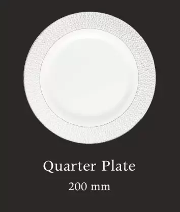 La Opala Diva, Velvett Collection, Opal Glass Dinner Set 35,45 pcs, Stella White - Image 2