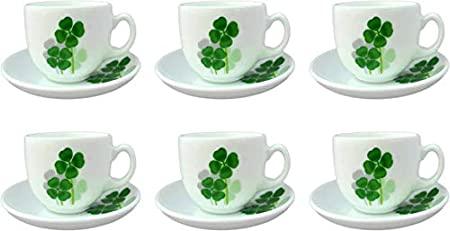 La Opala Dual Harmony Tea & Coffee Cup & Saucers 220 ML Set of 6.