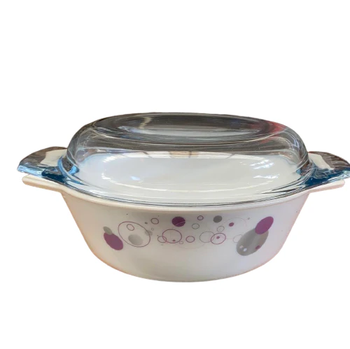 La Opala Casserole/ Serving Bowl with Glass Lid - Image 2