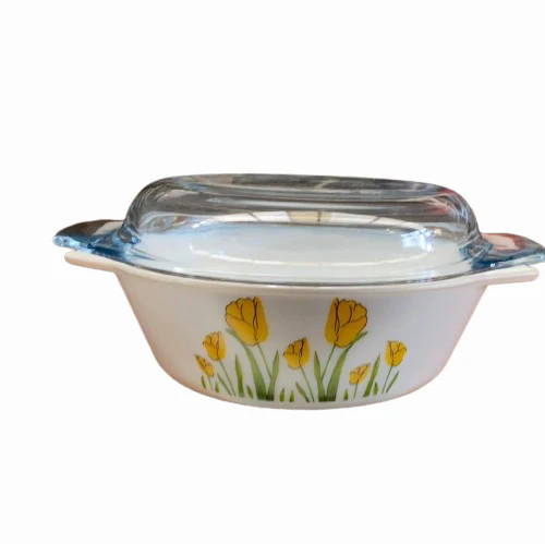 La Opala Tulip Passion Casserole Bowl with Lid - Image 2