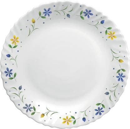 La Opala Twilight Bouquet Dinner Plate Set, 6-Pieces