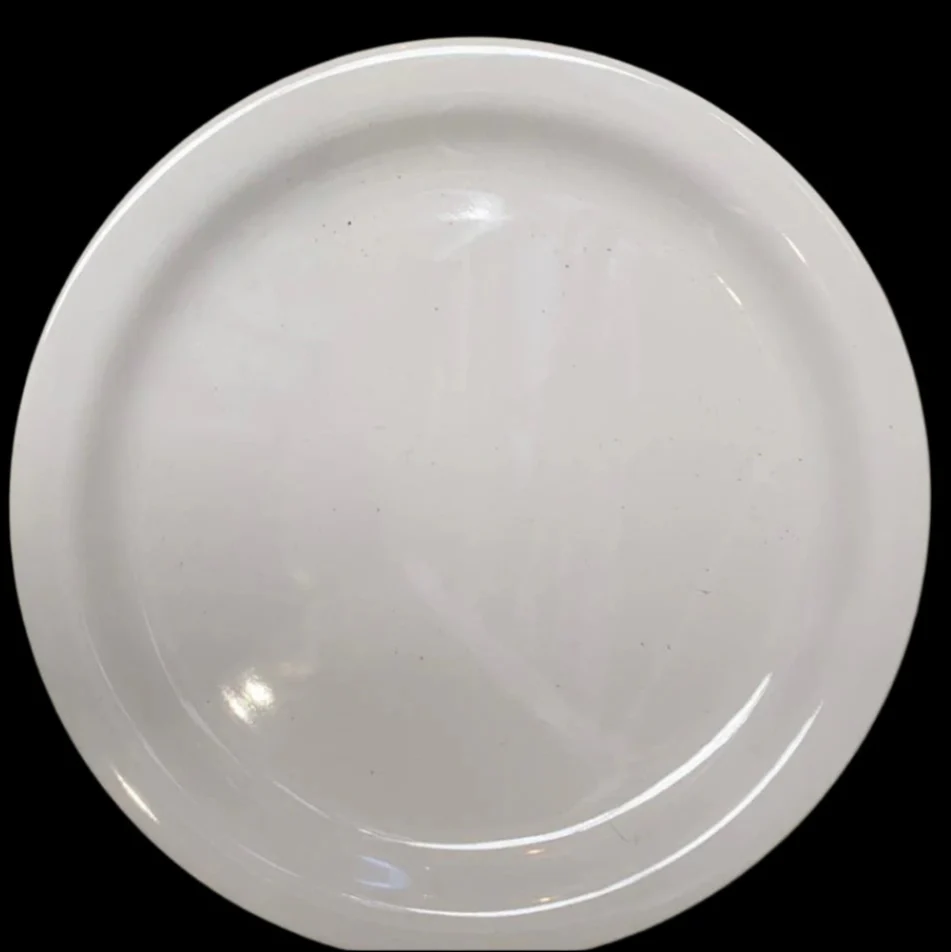 Melamine plate dinner plate big white 1pc Servewell