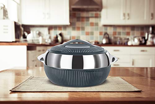 Milton Fiesta 2500ml Insulated Inner Stainless Steel Casserole - Image 3