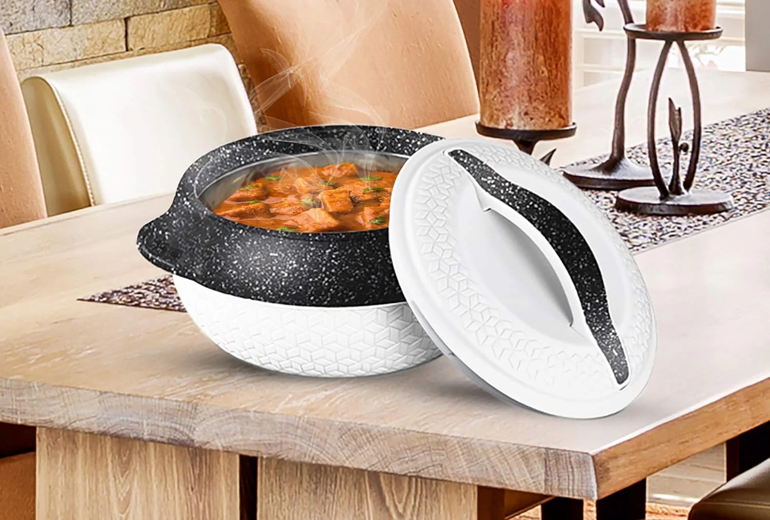 Milton Matrix 2500 Insulated Inner Stainless Steel Casserole - Image 3