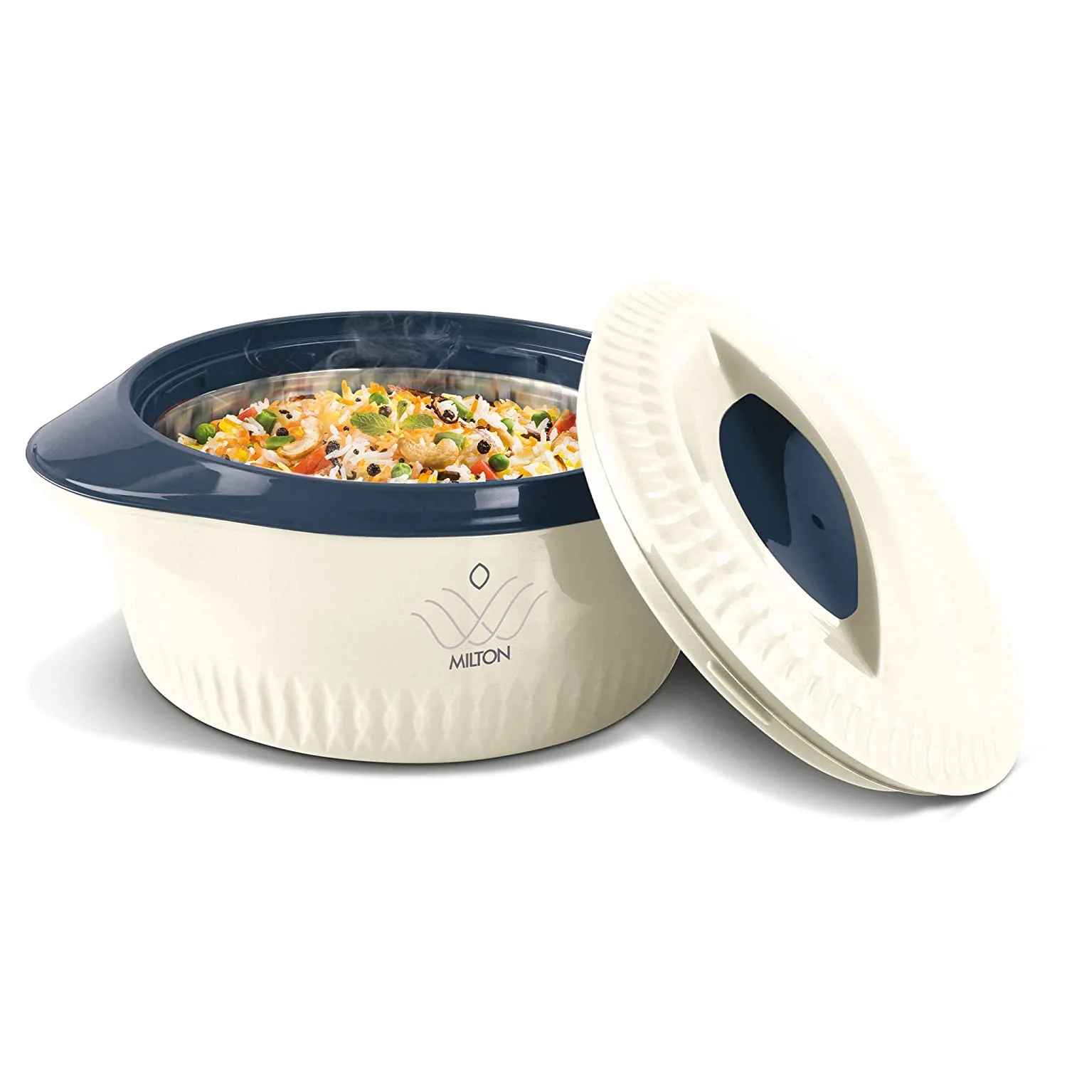 MILTON Royal Insulated Casserole Grey/Black/Ivory