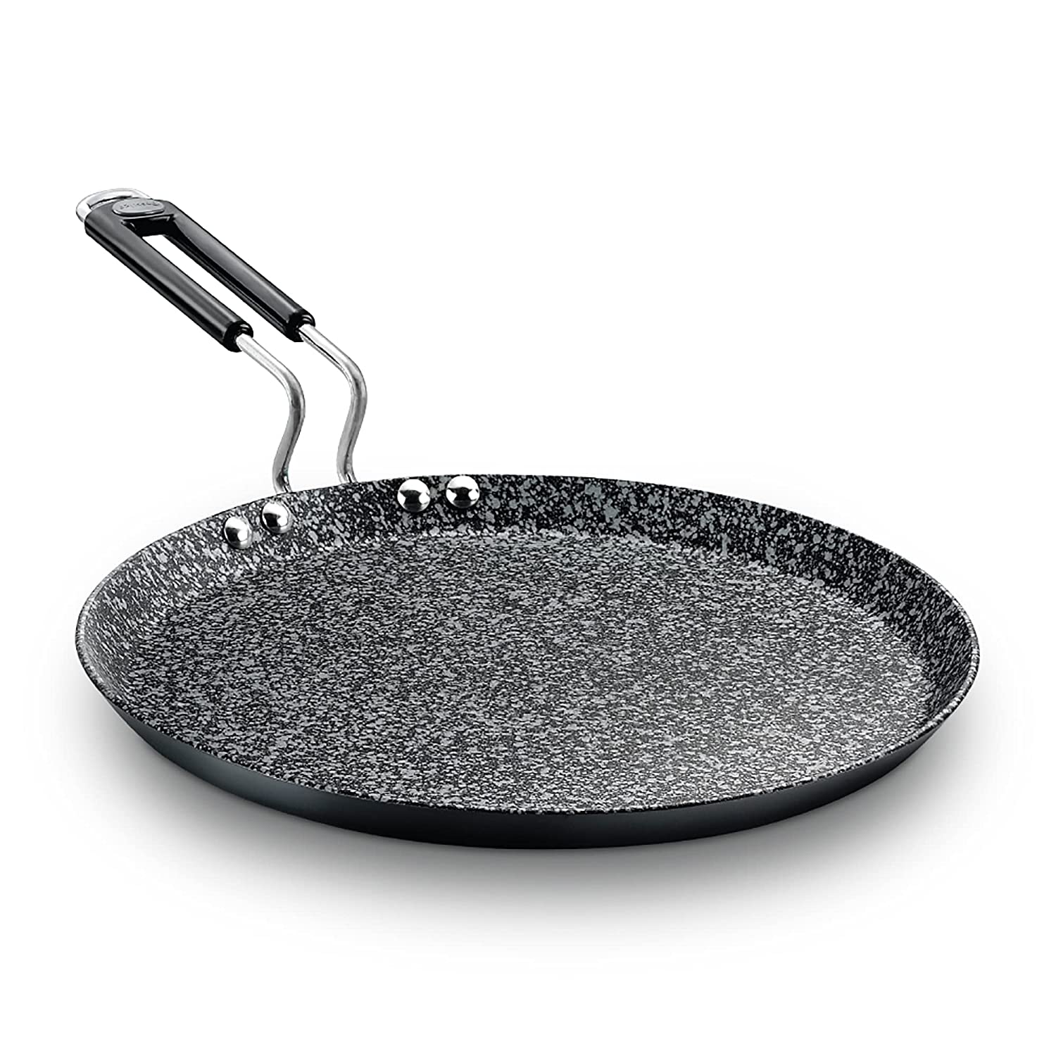 Prestige Durastone Hard Anodised 6 Layer Non-Stick Omni Tawa, 29 cm (Black) - Image 2