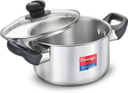 Prestige Platina popular Stainless Steel Casserole 260mm/ 7.25ltr Glass Lid - Image 2