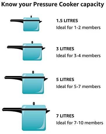 Prestige Svachh Popular Aluminium Pressure Cooker, 2 Liter Tall - Image 3
