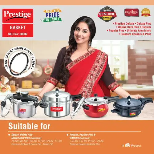 Prestige Pressure Cooker Gasket Deluxe Popular #60002 7.5, 8.5, 10, 11, 12, 13 litre - Image 2