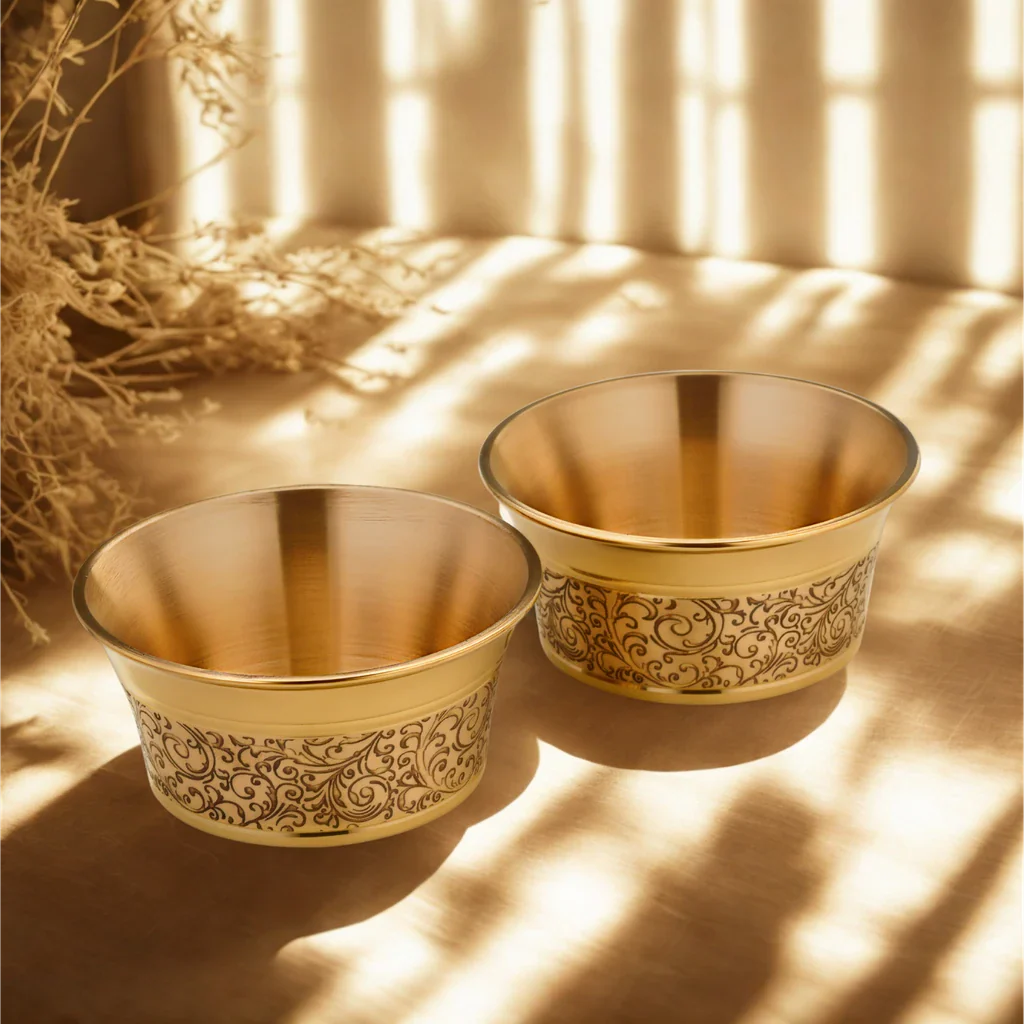 Pure Brass Heritage Thali Set Pure Brass - Image 4