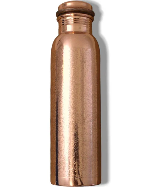 PURE COPPER BOTTLE AND 2 GLASS SET (Designer) - Image 3