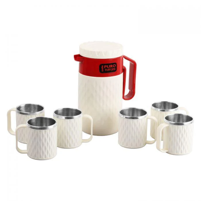 Puro 7pc Tea Break Set (Mop Red)
