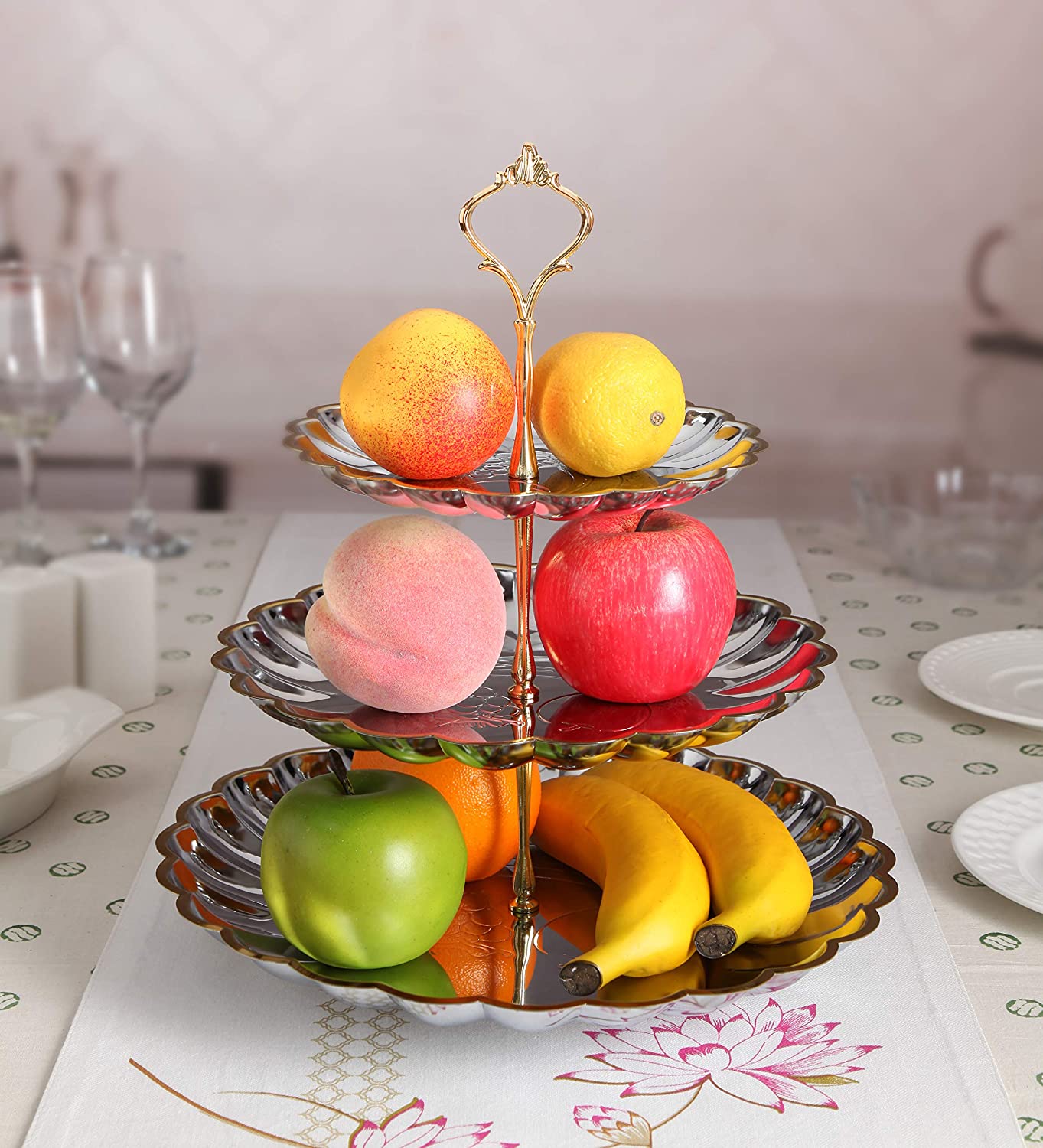 Roxx Persian Steel 3 Tier, Silver